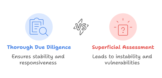 framework diagram for AI vendor selection steps